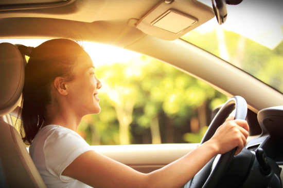 Woman Driving Car